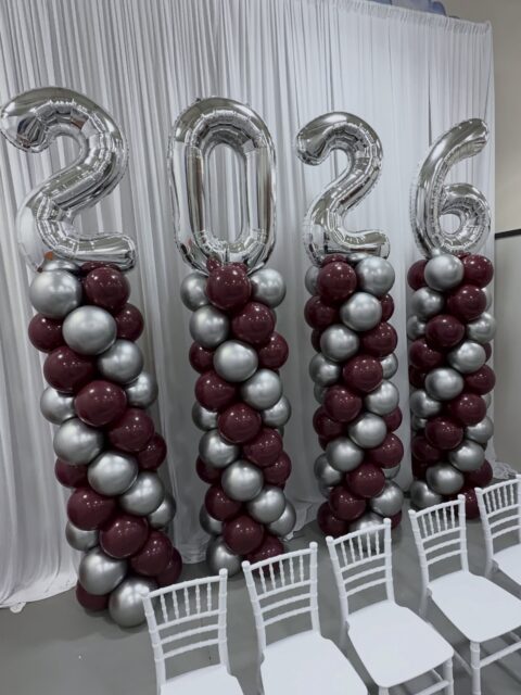 Congratulations to the graduates, and thank you to my amazing client @mrs.d.frazier for allowing Events By Bridge to be part of your special day.

Looking for a simple way to make an entrance or highlight your event space? Balloon columns are perfect for graduations, birthdays, school events, grand openings, and more. Book your date today!

#dmvevents #dmvballoons #gradballoons #classof2026 #ballooncolumns