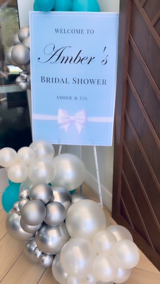 From Tiffany & Co. inspiration to Amber & Co.

Thank you for trusting Events By Bridge to create another unforgettable celebration. Congratulations @_loveamberb and thanks @sweetpeamina 🤗

 #BridalShowerDecor #TiffanyInspired #LuxuryDecor #DMVEventPlanner #DMVBalloonDecor